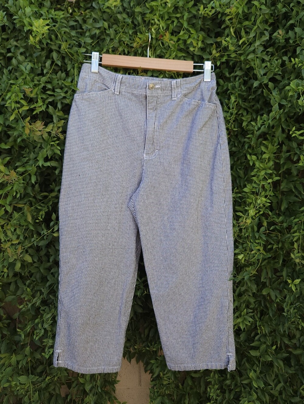 Gloria Vanderbilt Gingham Capris